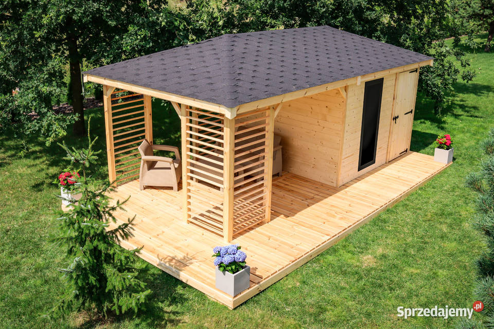 Domek narzędziowy Drewutnia Altana 3x6 San Remo