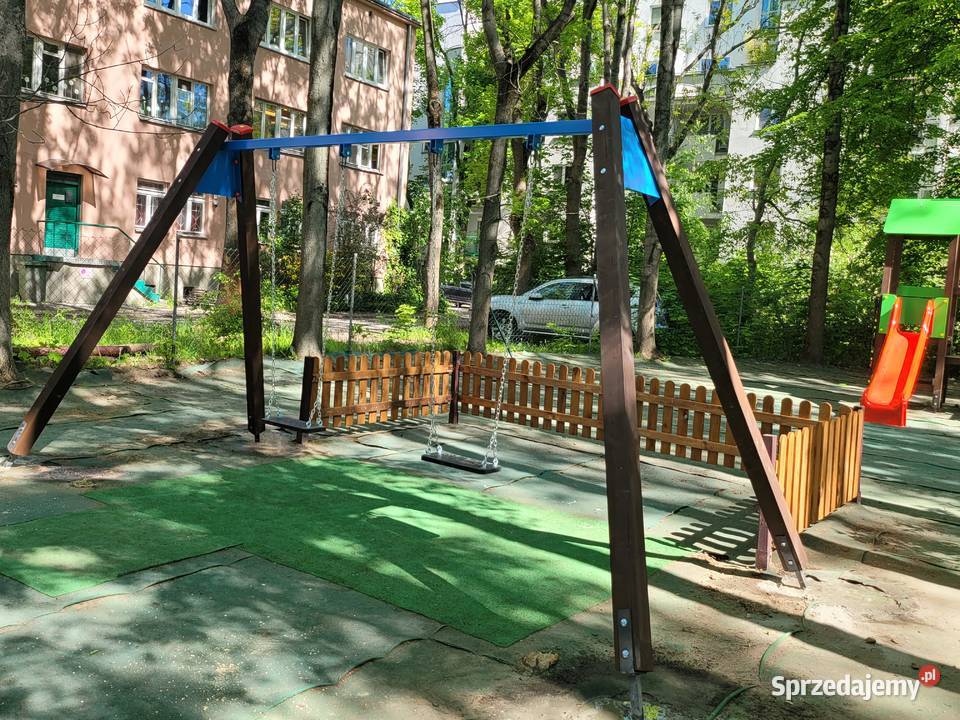 HUŚTAWKA Z CERTYFIKATEM NA PUBLICZNY PLAC ZABAW 12m+