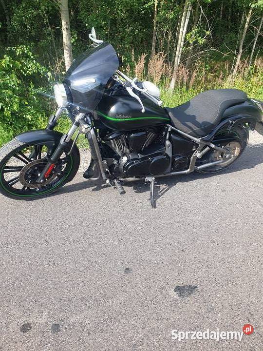 Kawasaki vn 900 custom 2015 z wieloma dodatkami Więcbork sprzedam