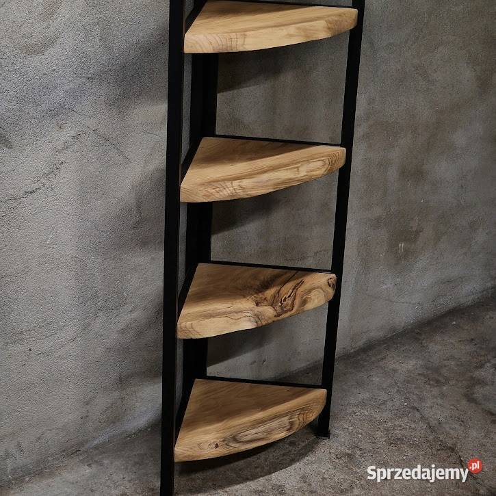 Regał NA WYMIAR narożny dąb dębowy sosna loft Bartoszyce