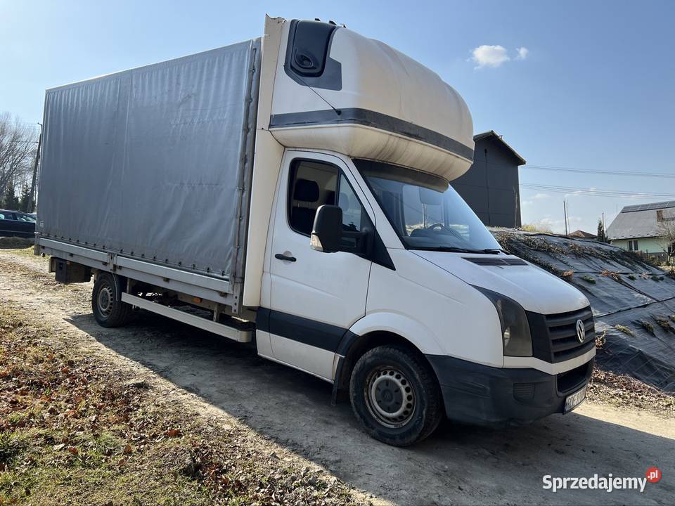 Volkswagen Crafter 20 TDI Plandeka 10 palet Rok produkcji 2014 podkarpackie Dębica