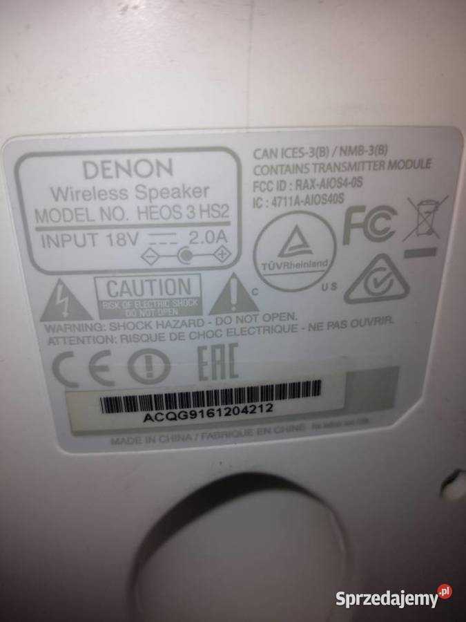 Denon Heos 3 HS2 pezprzewodowy głośnik Słuchawki i głośniki Legionowo