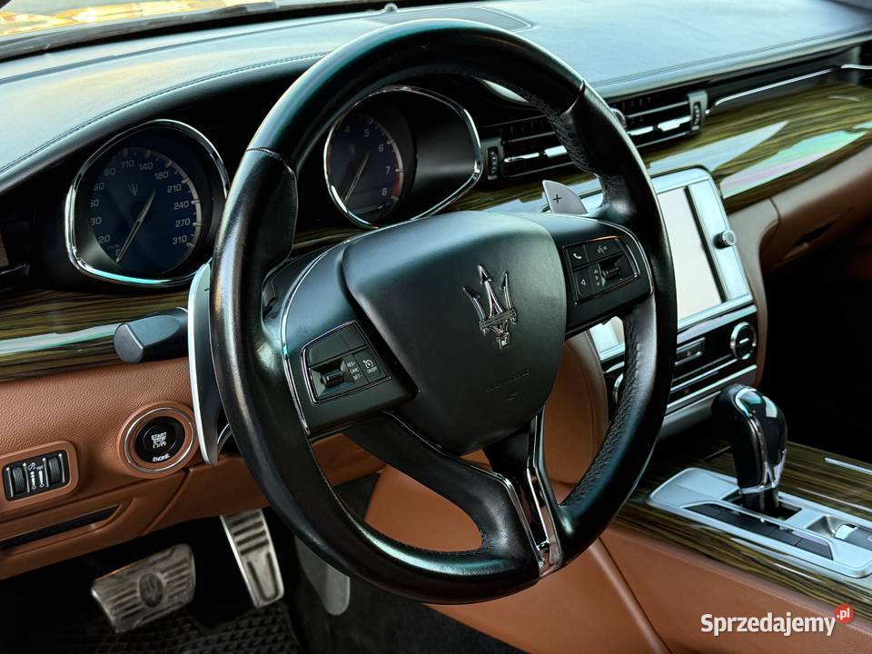 Maserati Quattroporte4x4 Xenon 30 BenzynaSkóry Rok produkcji 2014 Poznań