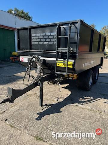 Przyczepa budowlana tandem skorupowa T6794M 85t nieuszkodzony Rolnictwo Opoczno