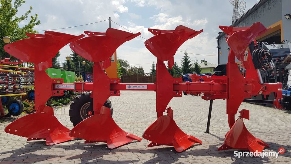 Pług obrotowy obracalny POM mały EUROMASZ Nowy Sącz