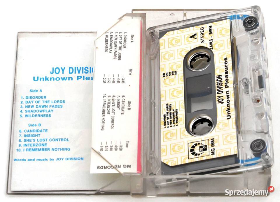 Joy Division Unknown Pleasure Kaseta