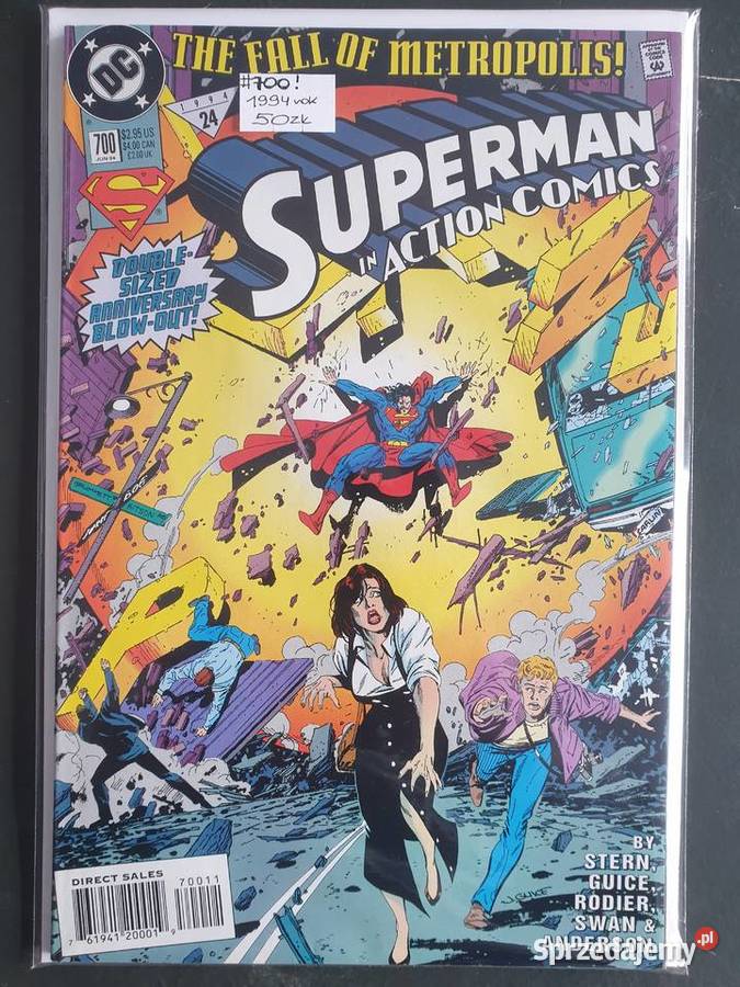 Superman in Action Comics numer 700 komiks DC Rok wydania 1994 Gdynia