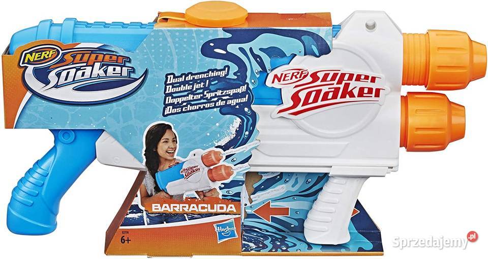 Pistolet na Wodę Nerf Super Soaker Barracuda Mogilany