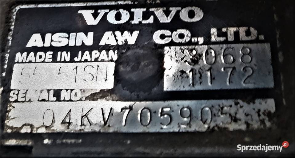 Automatyczna skrzynia biegów 5551SN Volvo V70 osobowe dolnośląskie Wojcieszów