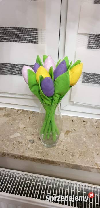 Tulipany z materiału 5z Namysłów sprzedam
