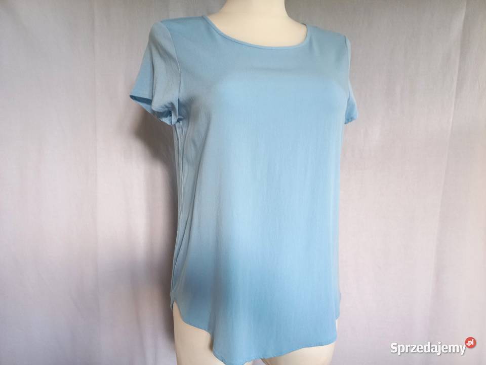 Bluzka niebieska Letnia r S wiskoza NOWA