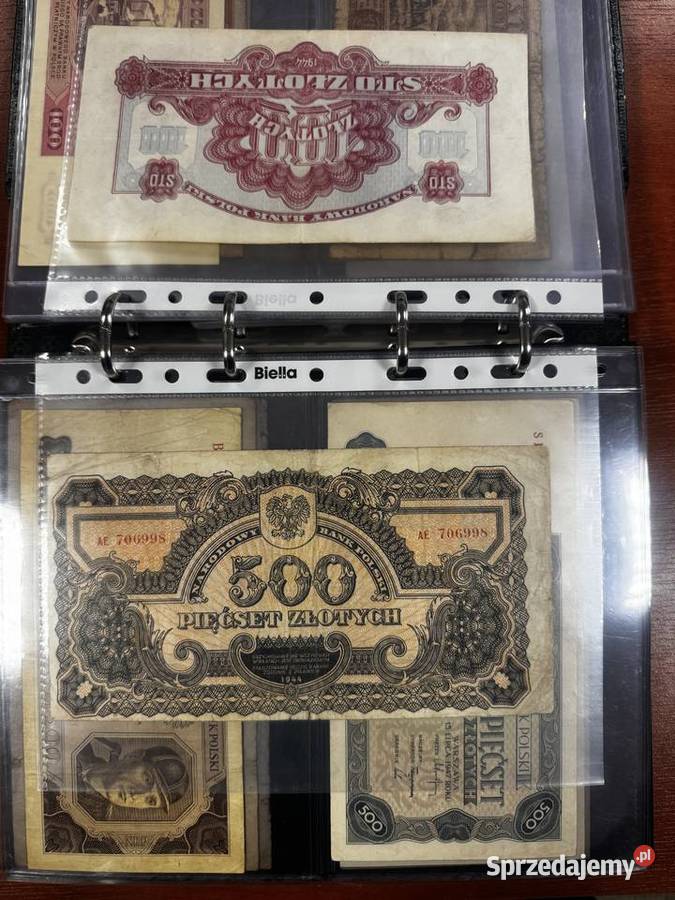 Kolekcja banknotów PRL kolekcjonerskie marki Pozostałe sprzedam