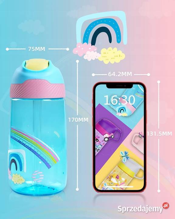 Fjbottle Butelka do picia dzieci 450 ml Myszyniec