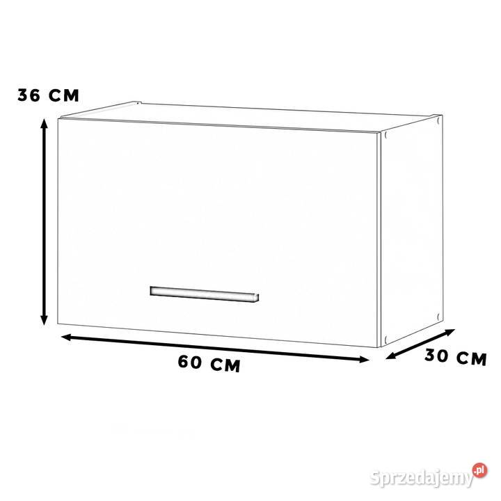 szafka kuchenna wisząca z uchwytami okapowa 30cm Elbląg