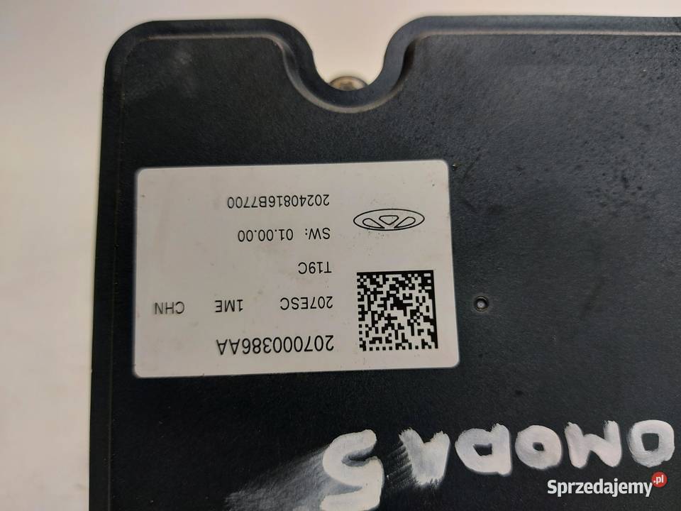 Chery Omoda 5 2024r mocowanie poduszka skrzyni osobowe sprzedam