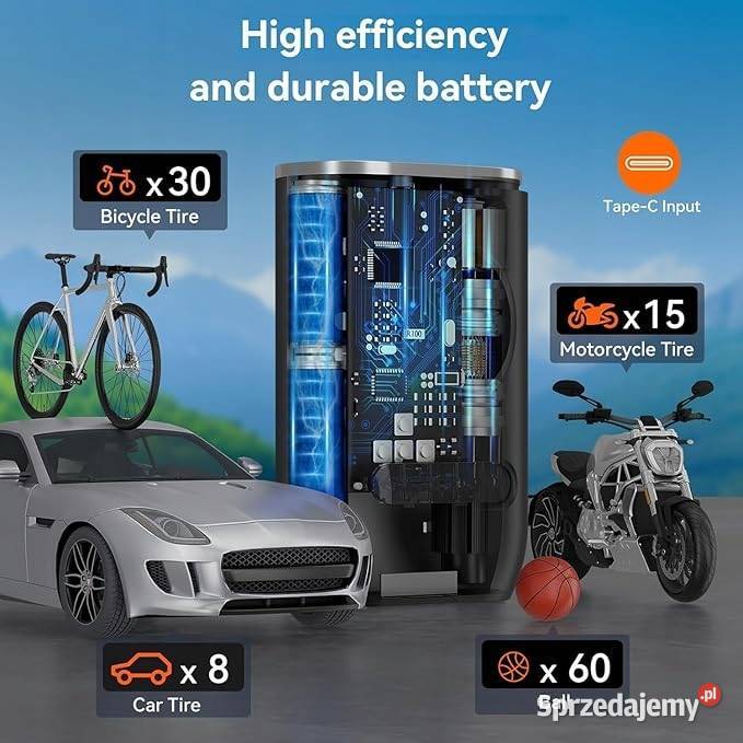 Bezprzewodowa Sprężarka 150 PSI Kompresor Myszyniec sprzedam