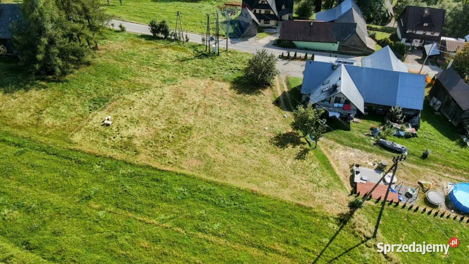 DZIAŁKA W RZEPISKACH Z WIDOKIEM NA TATRY Rzepiska