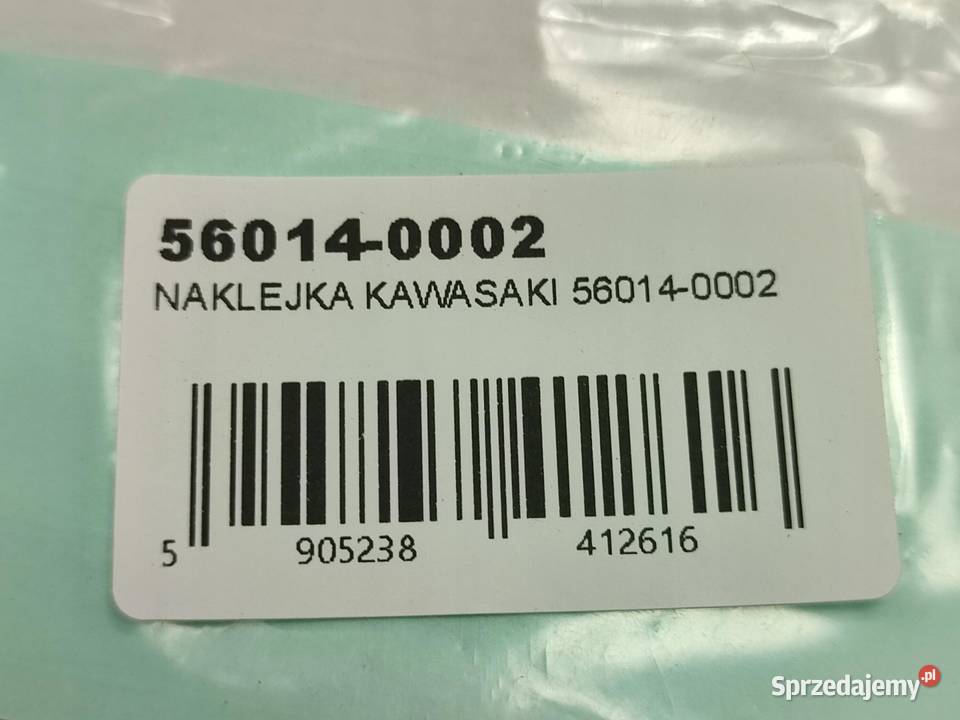 NAKLEJKA EMBLEMAT NA BAK PRAWA STR KAWASAKI ZR7