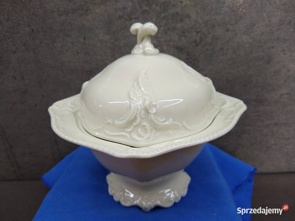 Pojemnik na dodatki Rosenthal Sanssouci ecru Porcelana i szkło