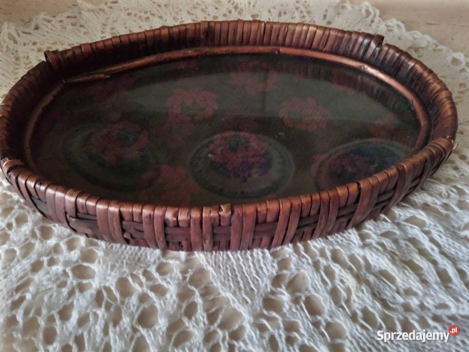 Stara tacka z wiklinowym obrzeżem kujawsko-pomorskie Nakło nad Notecią