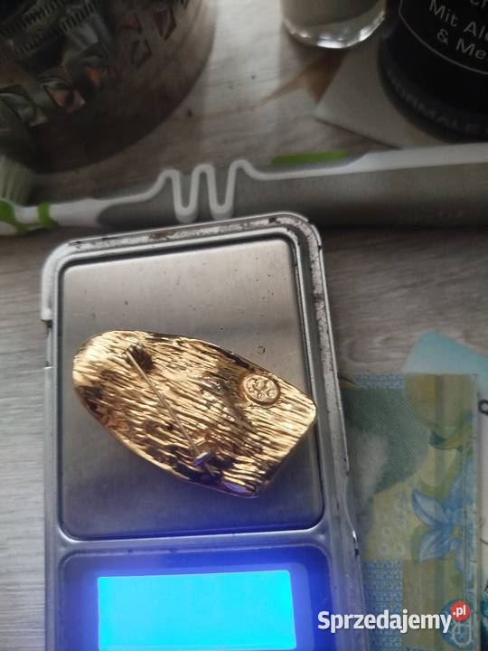 Złota Broszka pr583 złoto dolnośląskie Głogów sprzedam