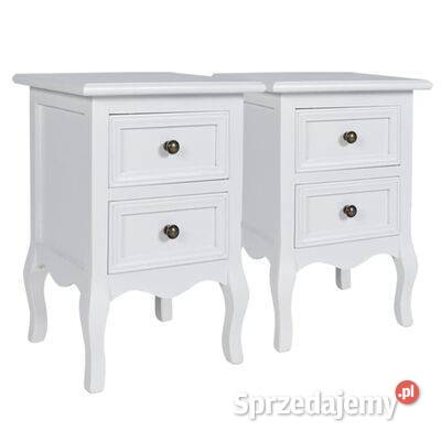 vidaXL Szafki nocne z 2 szufladami 2 MDF mazowieckie Warszawa