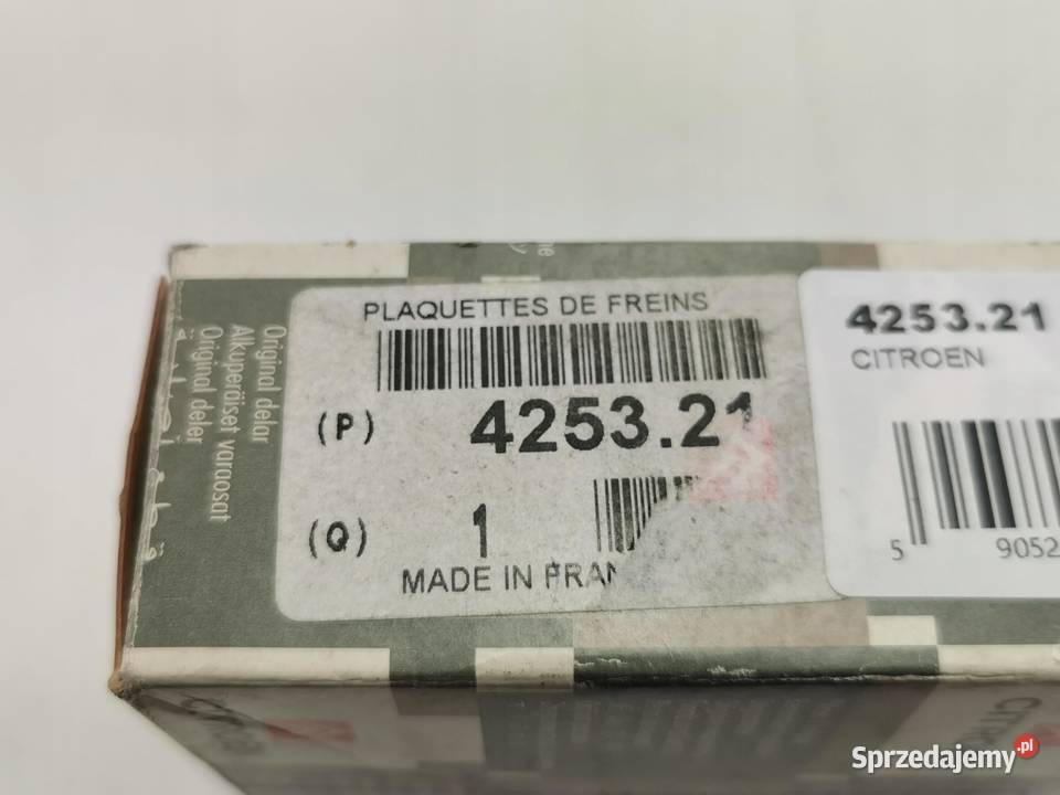 KLOCKI HAMULCOWE PRZÓD CITROEN C4 PICASSO 2014