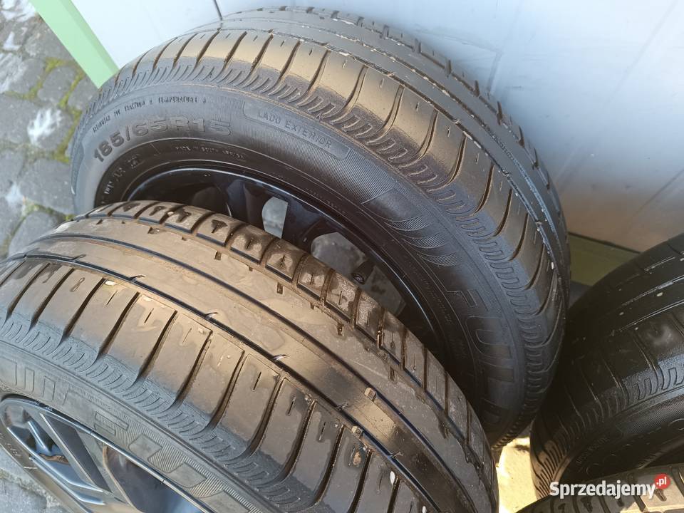 Alufelgi 4x100 15 opony letnie Motoryzacja Klukowa Huta sprzedam