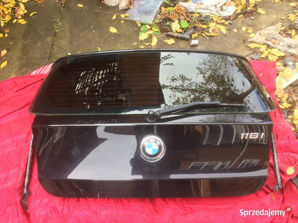 BMW 1 seria E87 tylna klapa bagażnika czarna osobowe Biłgoraj