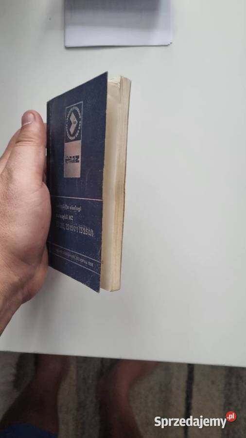 Instrukcja obslugi motocykla mz ts 125 ts 150 Antykwariat Siedlce