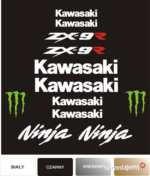 KAWASAKI NINJA ZX9R NAKLEJKI MOTOCYKL WZÓR 3404 Kraków sprzedam