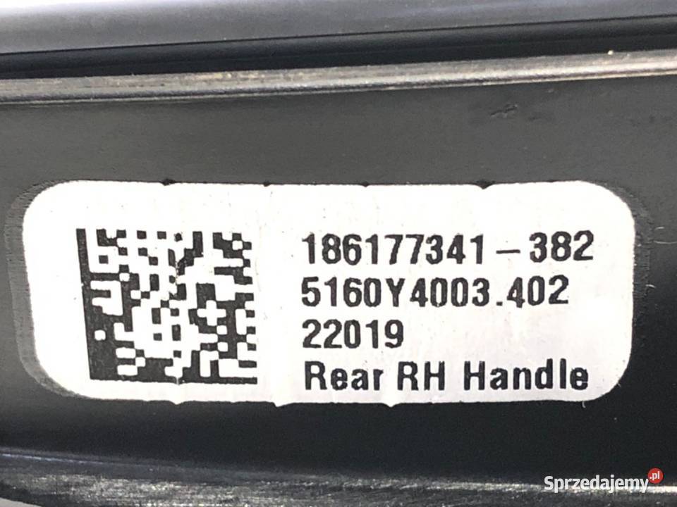 KLAMKA WEWNĘTRZNA PRAWY TYŁ JEEP COMPASS MP SUV osobowe