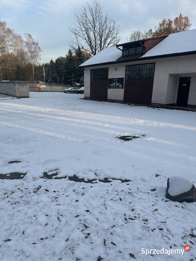 Sprzedam posesję z domem i magazynami Jozefow Sprzedaż Józefów sprzedam