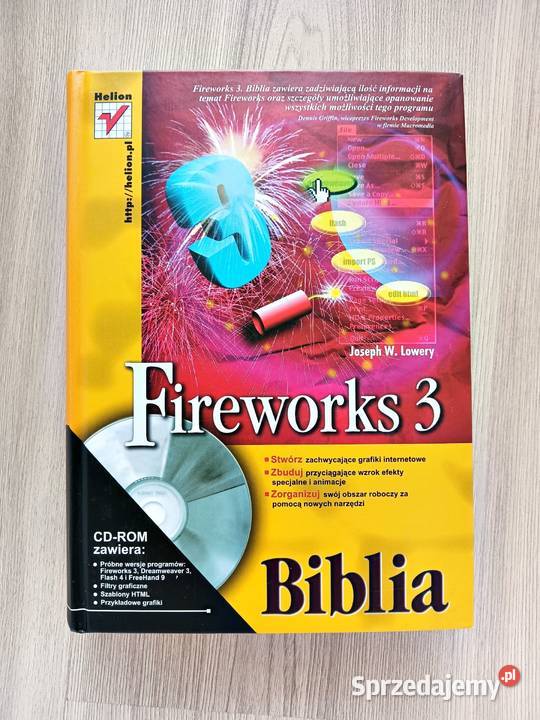 Fireworks 3 Biblia Joseph W Lowery CD Kraków
