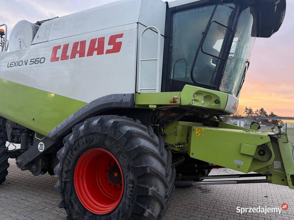 Kombajn zbożowy Claas Lexion 560 2005 heder V750 Nowa Ruda