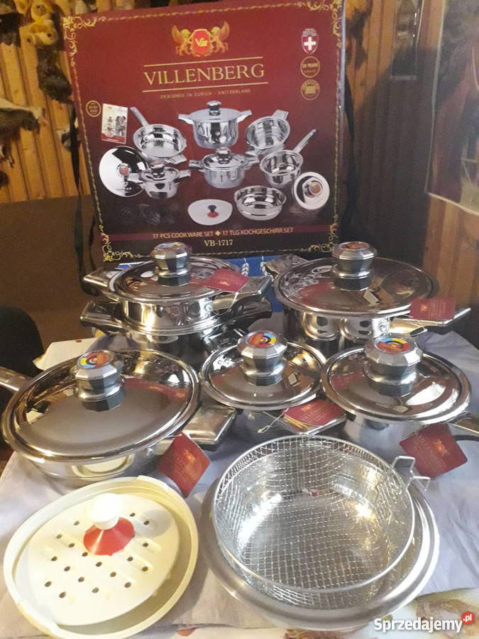 Zestaw garnków ekskluzywnych ze stali Zakopane