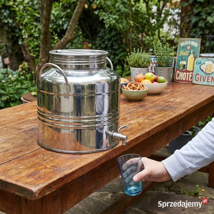 Beczułka bańka antałek beczka nierdzewna z Siemianowice Śląskie