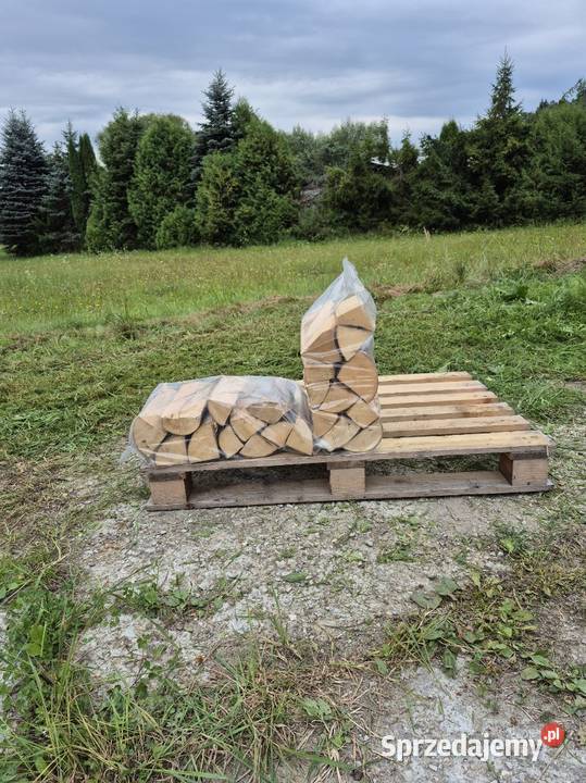 Drewno kominkowe bukowe suche w workach 12dm Olszanica