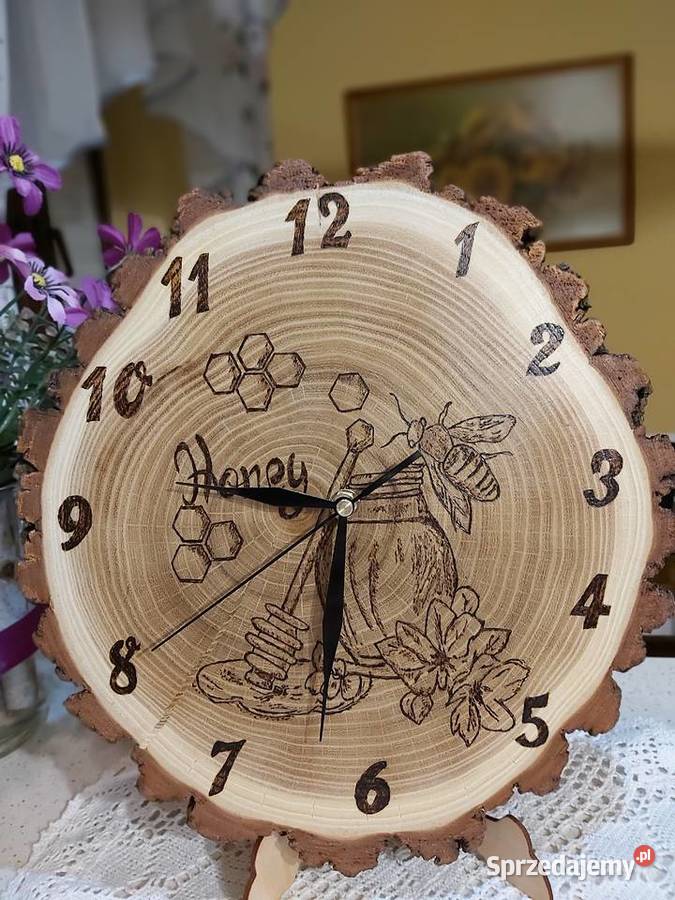 Zegary na plastrze akacji Dobrzechów sprzedam