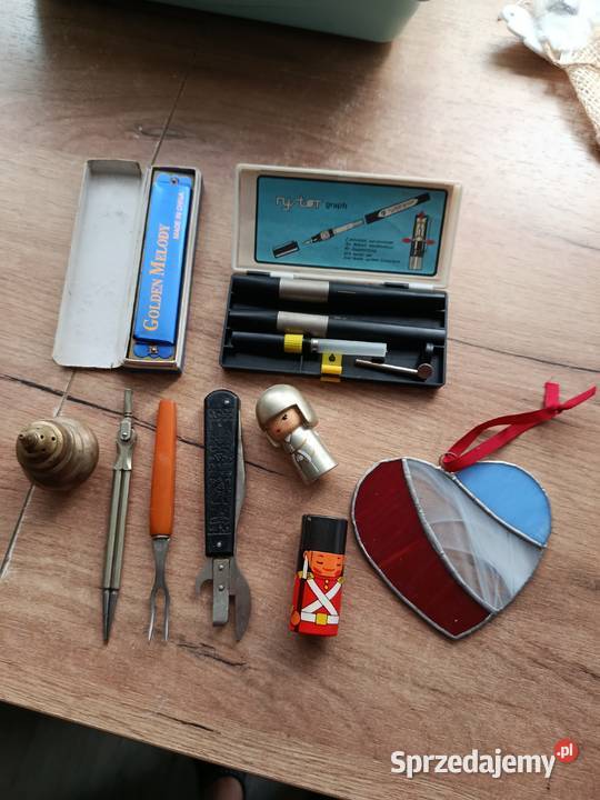 Zestaw 5 gadżety różności z PRL otwieracz Pozostałe Choszczno