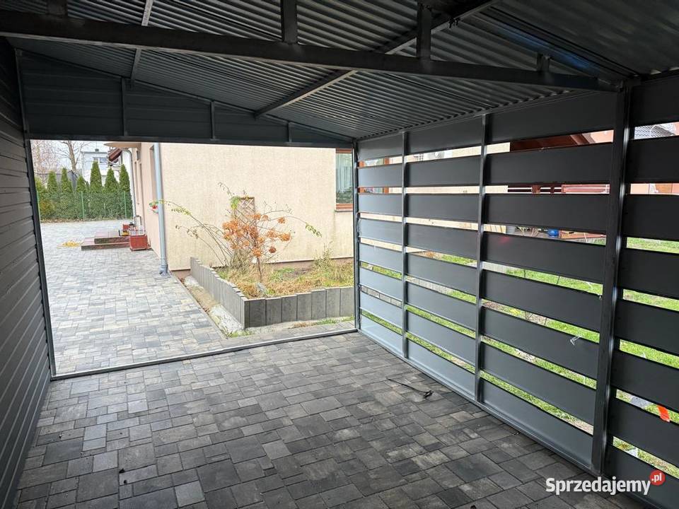 Garaż blaszany 8x6 Drewnopodobny wiata profil 48m2 Nieruchomości podkarpackie Przemyśl