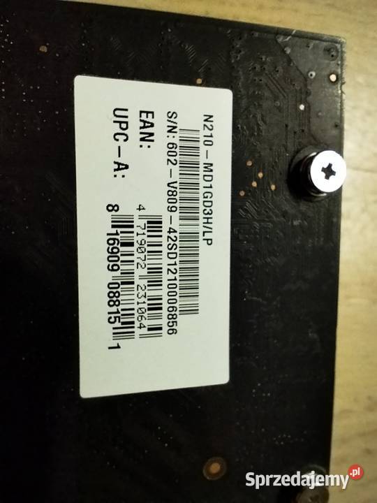 MSI NVIDIA GeForce 210 pasywne pomorskie Kościerzyna