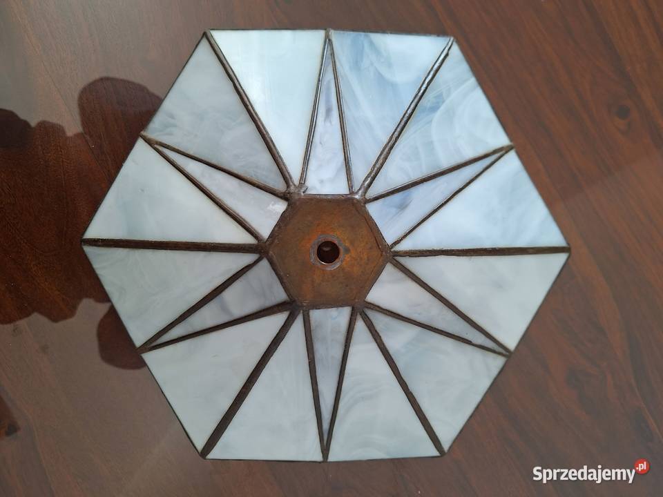 Lampa witrażowa stojąca szkło Tiffany biurkowa sprzedam