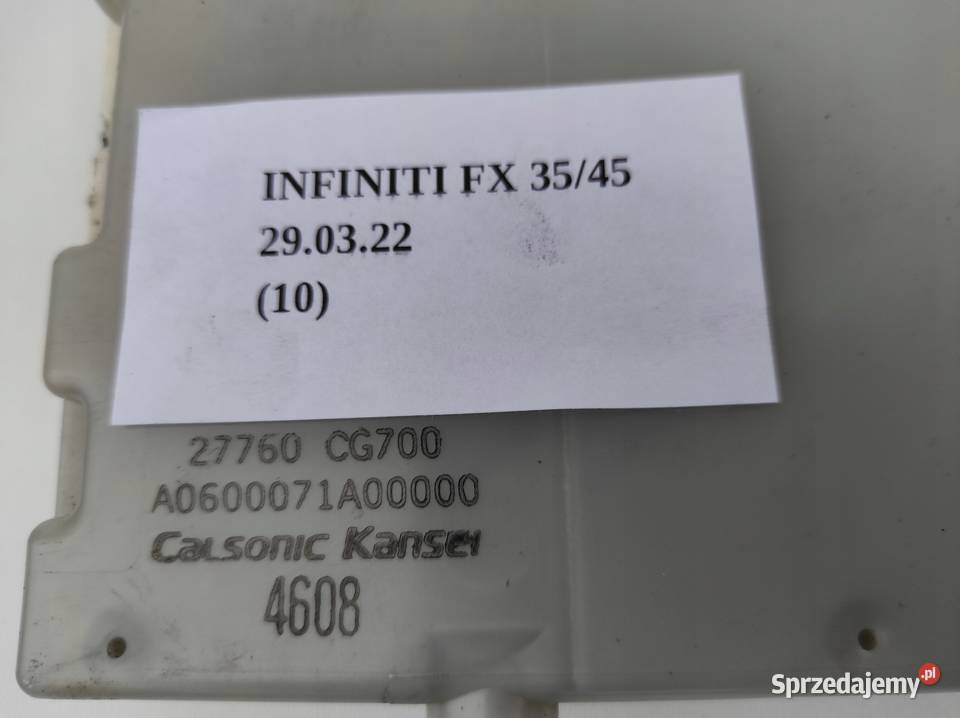 MODUŁ KLIMATYZACJI WZMACNIACZA INFINITI FX35 klimatyzacja wielkopolskie Nowy Tomyśl
