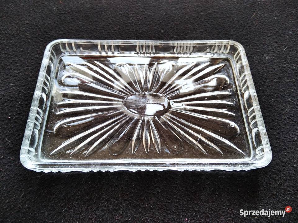 Półmisek kryształowy szkło tacka podstawka Antyki, Sztuka, Kolekcje Gdańsk sprzedam
