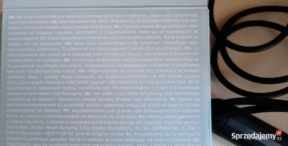 Skakanka elektroniczna z licznikiem skoków Zarszyn