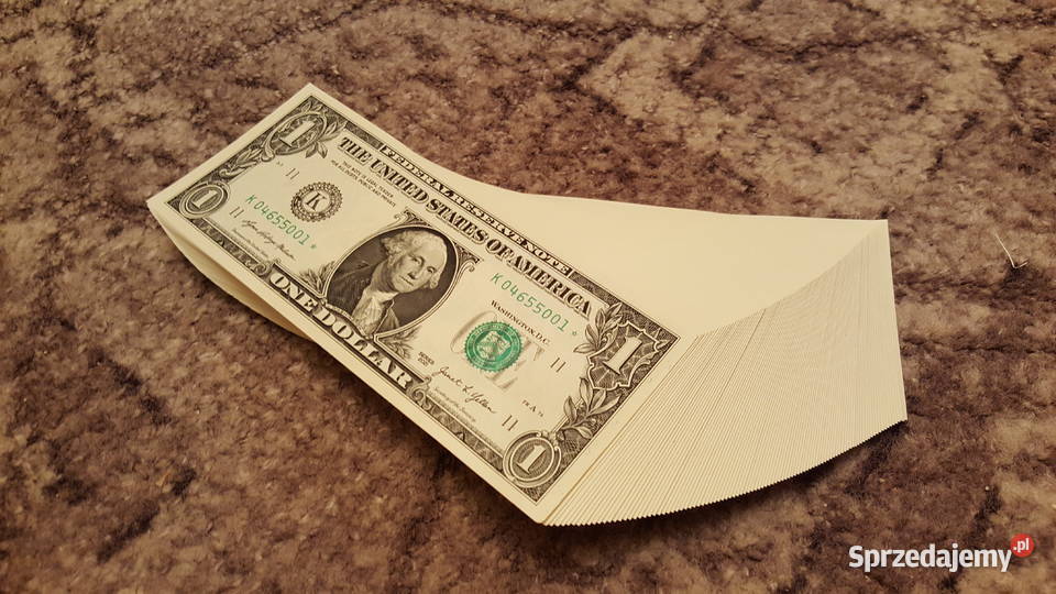 1 Dollar z Gwiazdką i wadą menniczą Paczka 100 Zielona Góra sprzedam