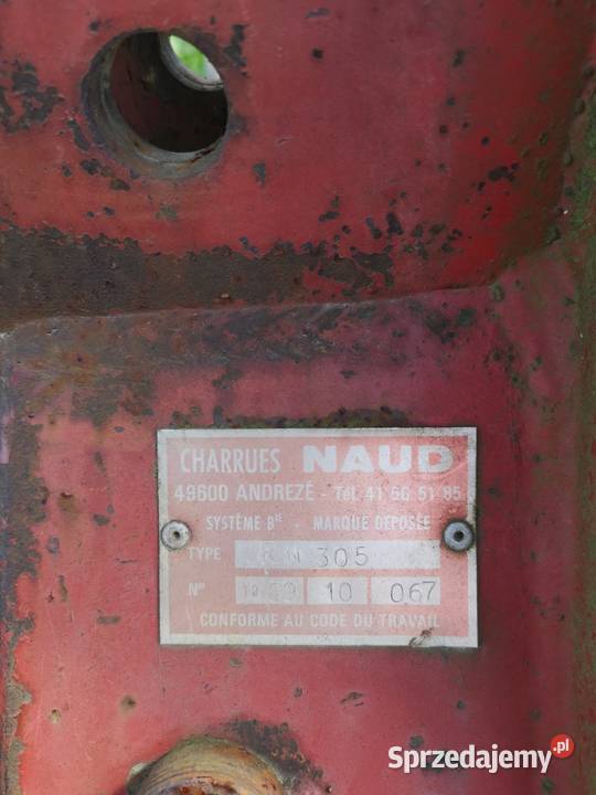 Pług obrotowy NAUD nieuszkodzony Łopiennik Górny sprzedam