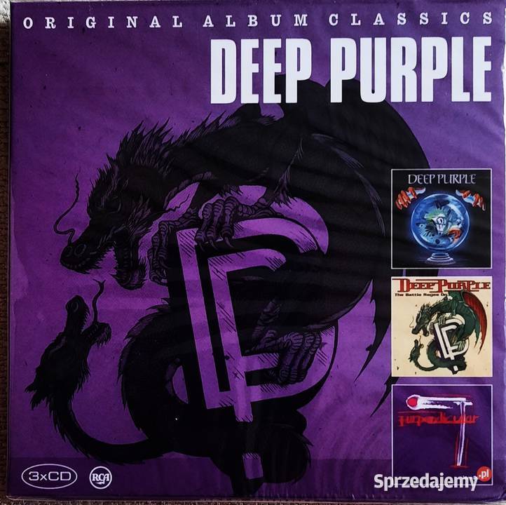 NowyZestaw Album 3 Płytowy CD Rock Legenda DEEP CD łódzkie Łódź sprzedam