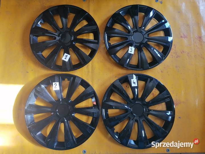 kołpaki 16czarne Delta komplet 4 łódzkie Piotrków Trybunalski